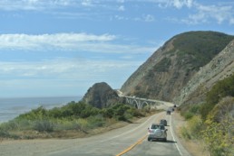 beach highway and bridge