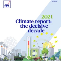 AXA Group 2021 climate report cover