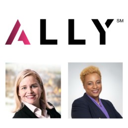 Ally logo with Katie Mehnert and Shanta Eaden headshots