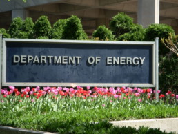 Department of Energy sign