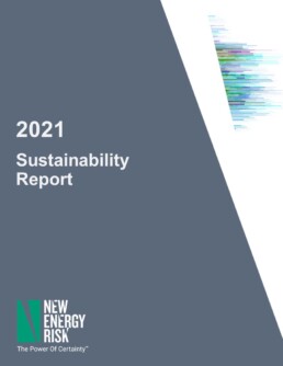 NER 2021 Sustainability Report cover