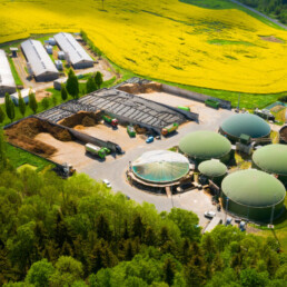 biogas plant farm